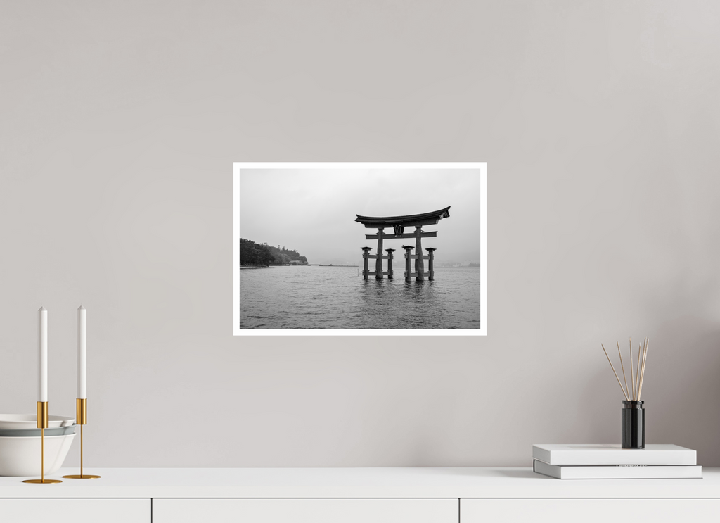 15 x 10″, Print Only Miyajima Torii