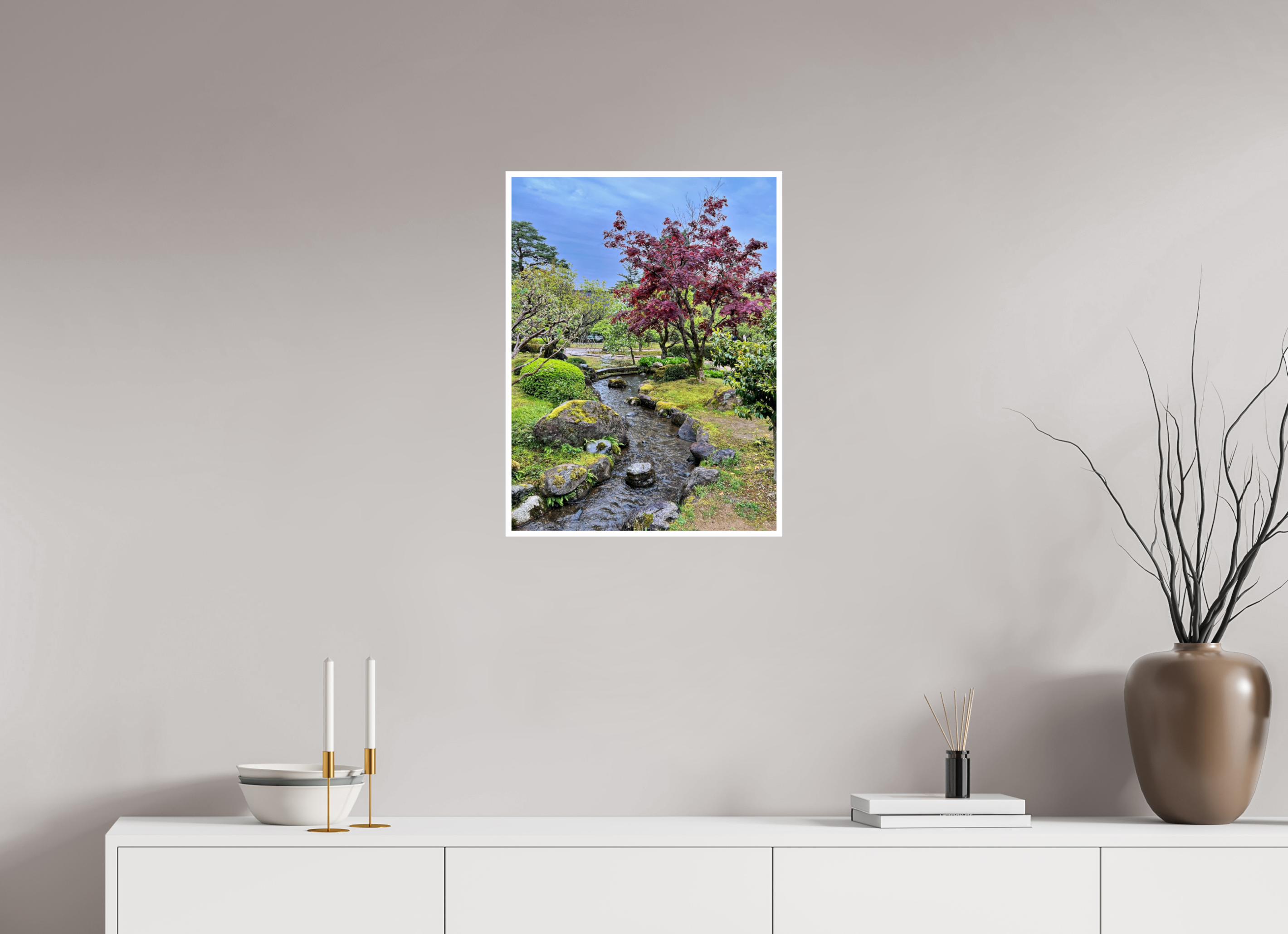 18 x 24″, Print Only Kanazawa Garden