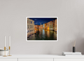 16 x 12″, Print Only Evening on the Canal