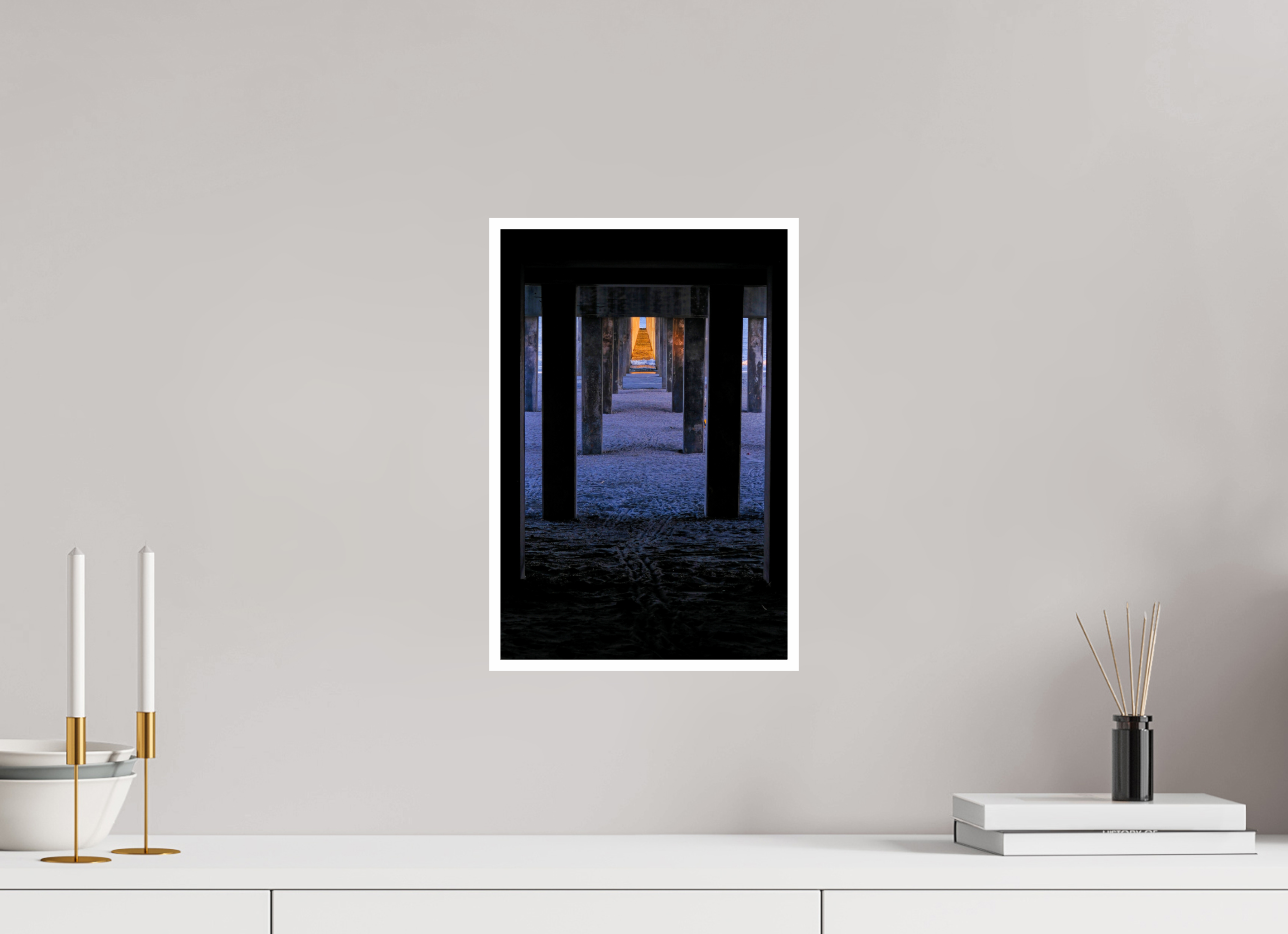 10 x 15″, Print Only Under The Pier