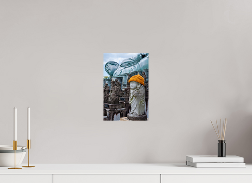 8 x 12″, Print Only Buddha Beanie