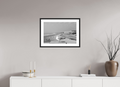 24 x 16″, Black Matte Museum Glass Seagul on the Pier