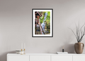 16 x 24″, Black Matte Museum Glass Bell and Waterfall