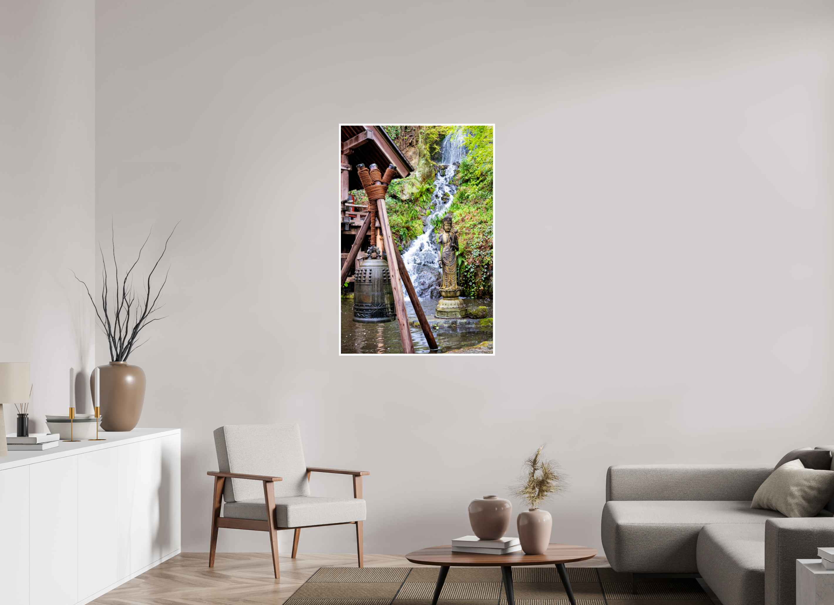 30 x 45″, Print Only Iwakuni Falls