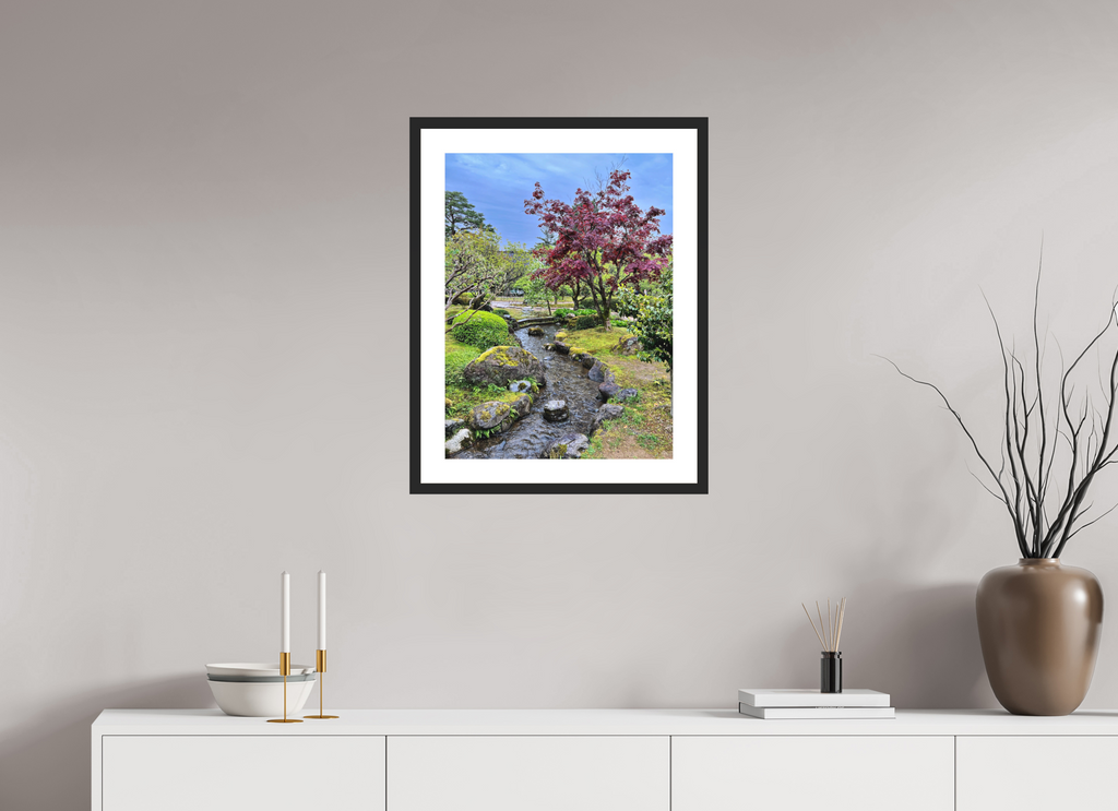 18 x 24″, Black Matte Museum Glass Tranquil Vibrance