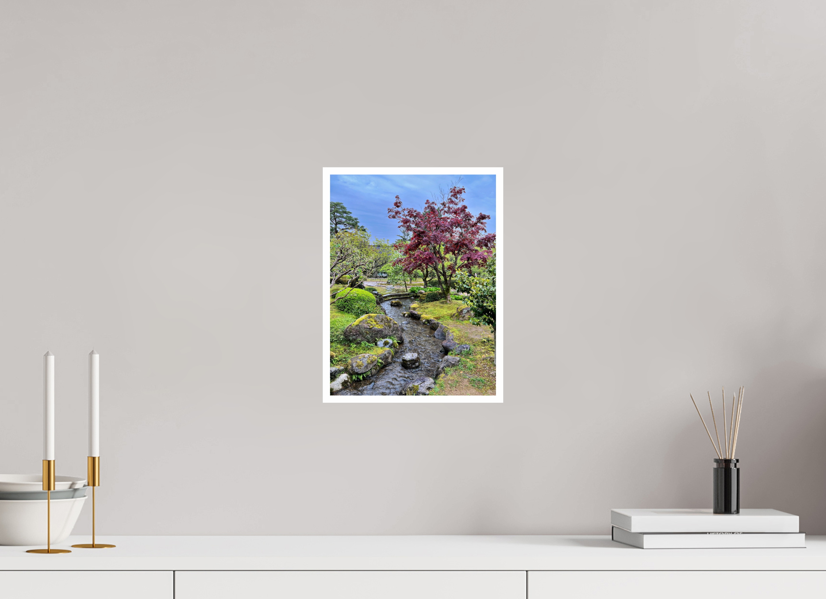 9 x 12″, Print Only Kanazawa Garden