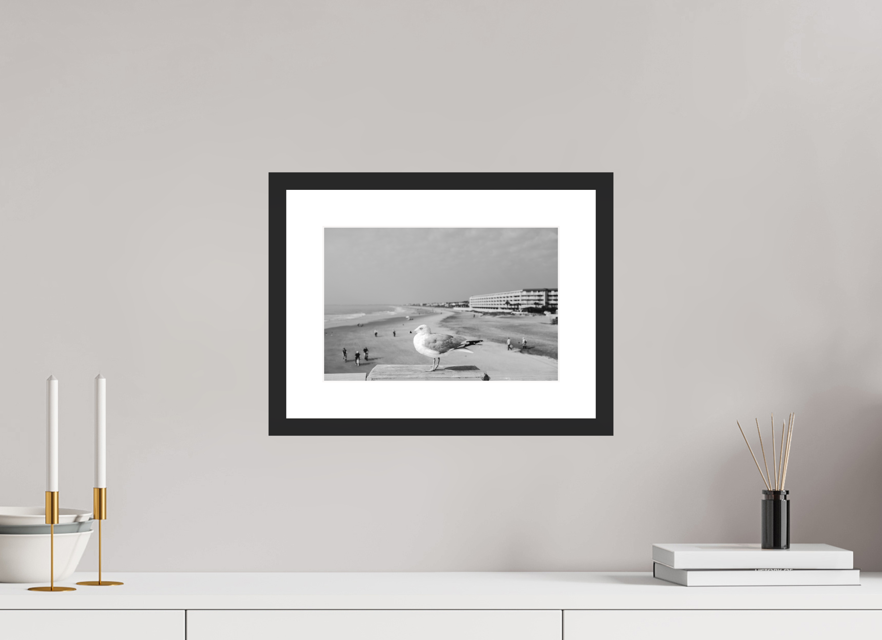 12 x 8″, Black Matte Frame The Watcher