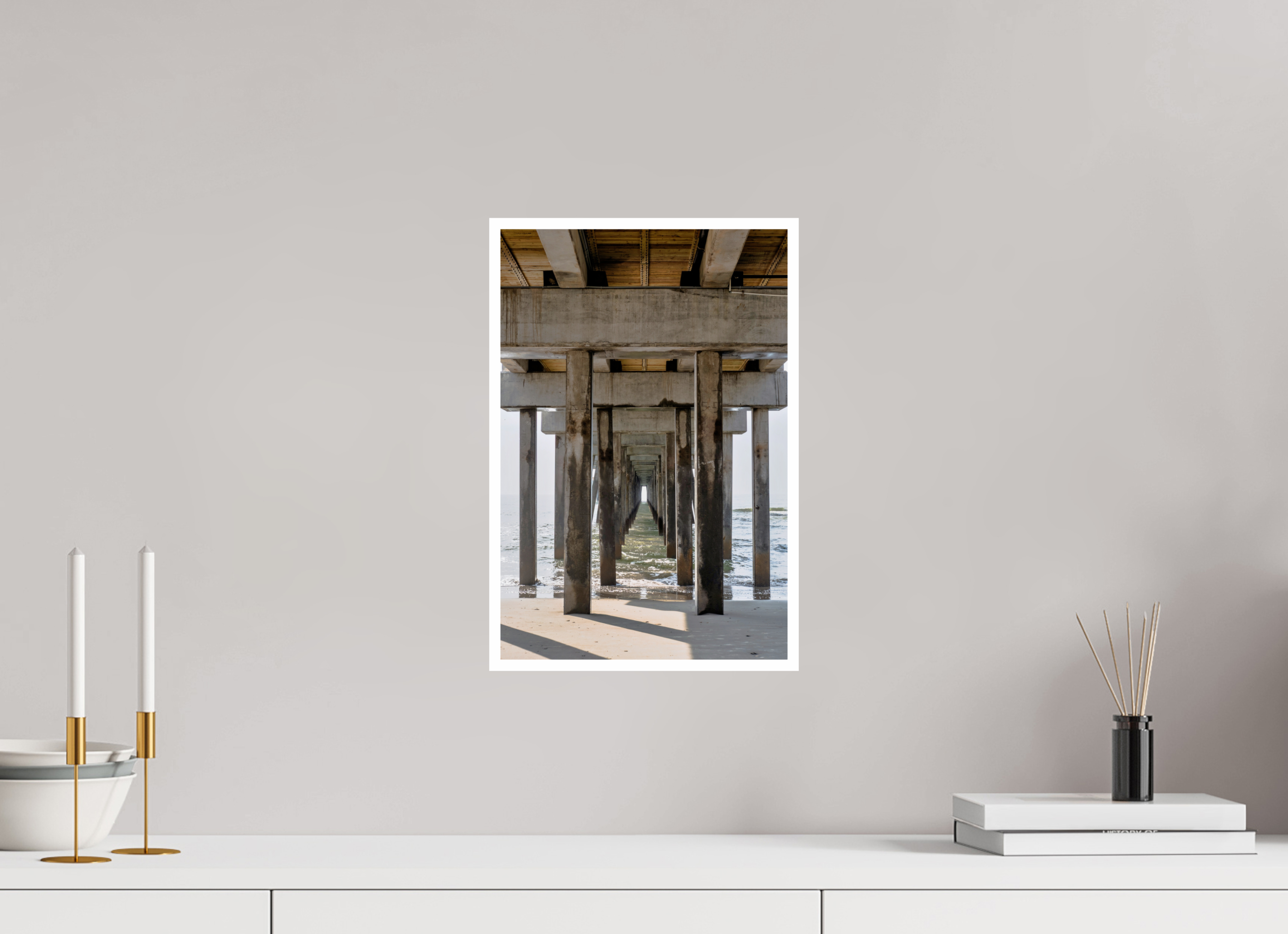 10 x 15″, Print Only Under the Pier