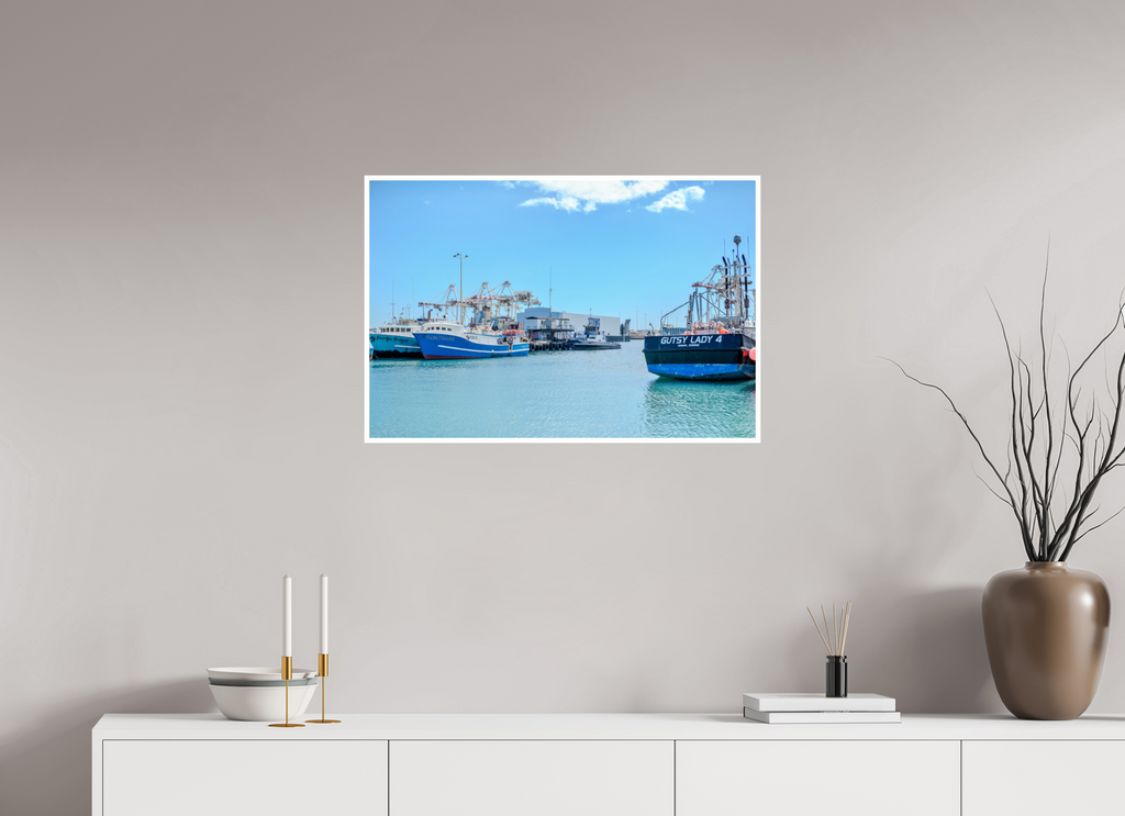 30 x 20″, Print Only Honolulu Marina