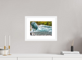 12 x 8″, White Frame Lying Buddha