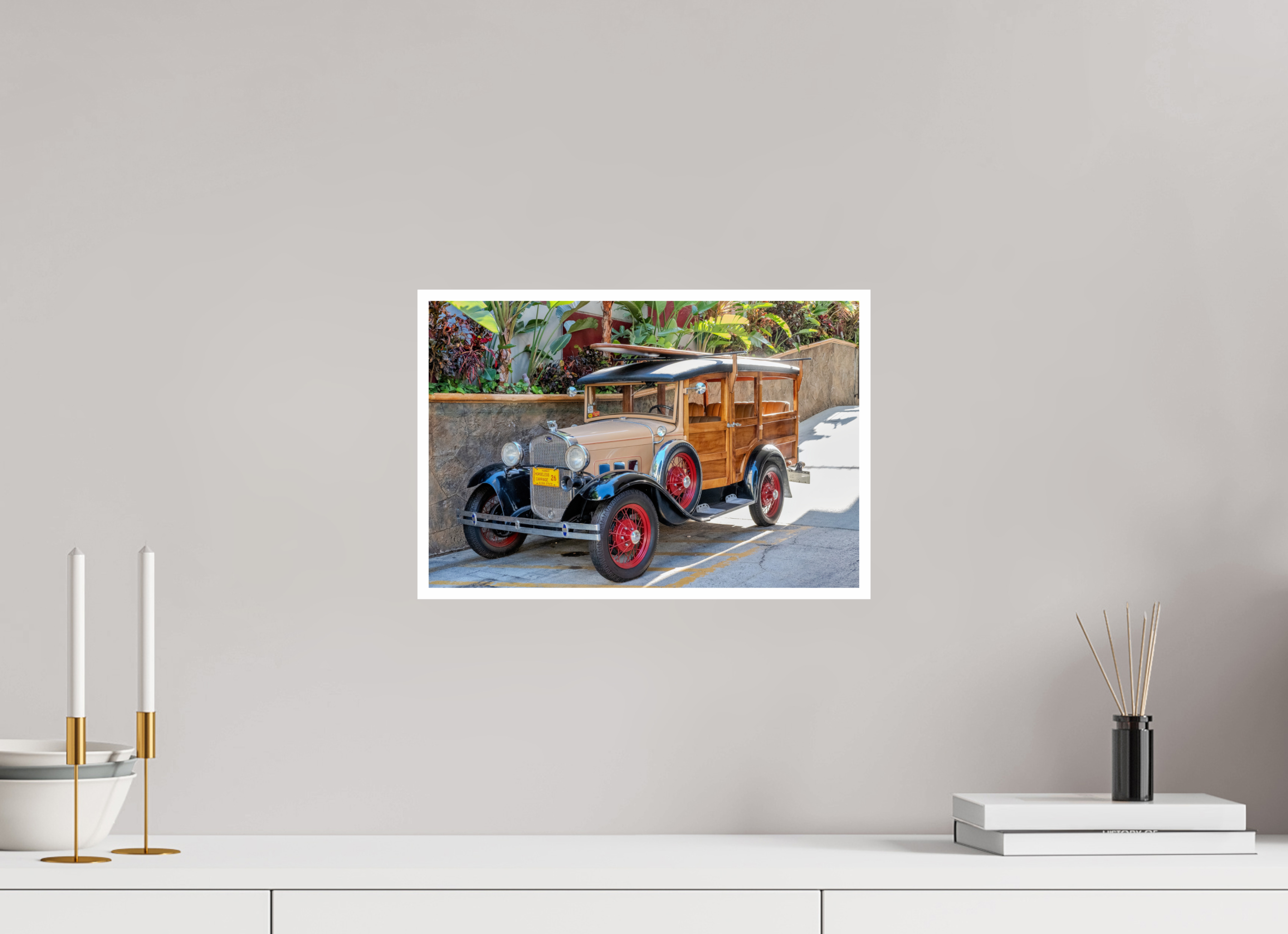 15 x 10″, Print Only Hawaiian Wagon